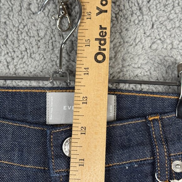 Everlane Jeans Womens Size 32 Deep Indigo The High-Rise Skinny Stretch Ankle NWT - Picture 8 of 14